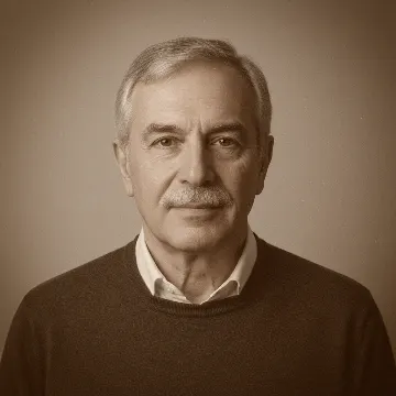La stessa persona: effetto foto d'epoca, seppia